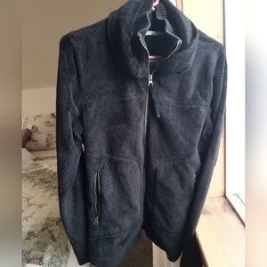 Athleta sherpa zip fleece jacket lined cozy